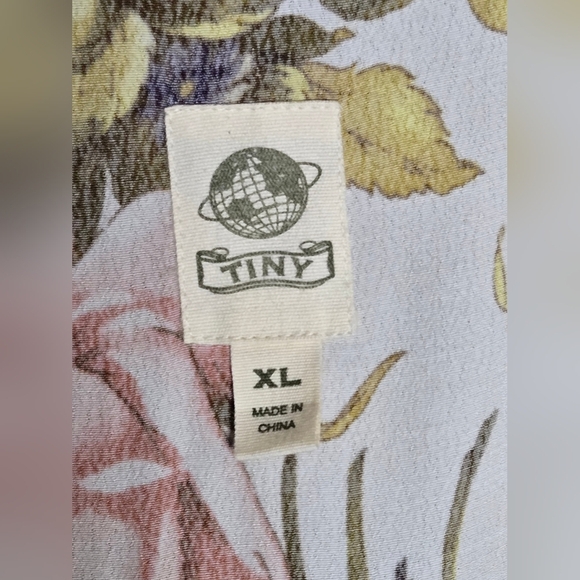 Anthropologie Tiny Floral Boho Coquette Wrap Maxi Dress, XL - Picture 4 of 5